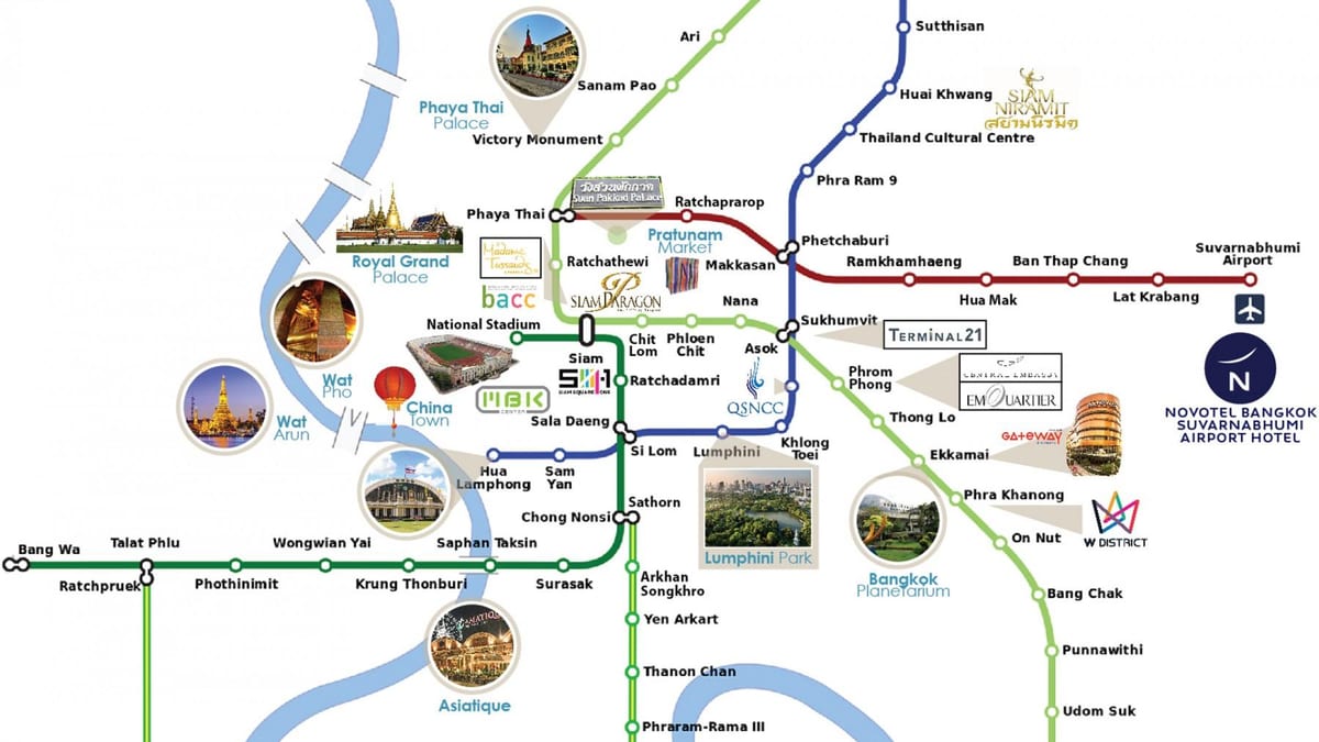aeroporto de suvarnabhumi link mapa