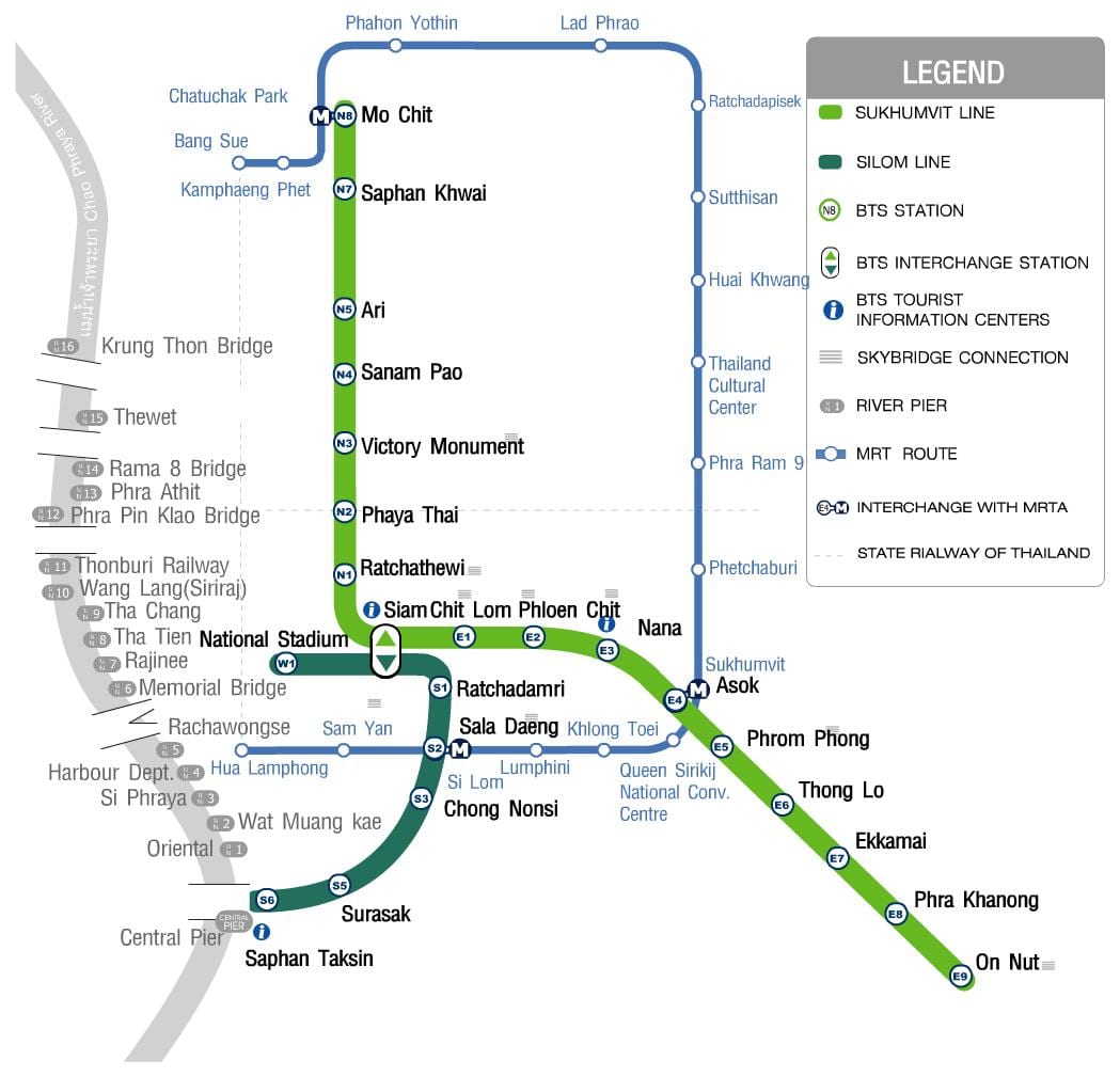 bkk skytrain mapa