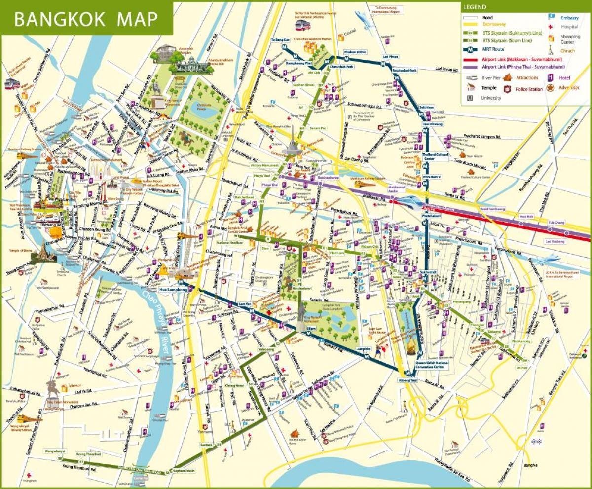 mapa de bancoc rua