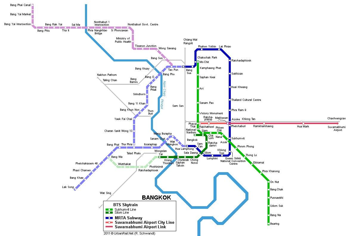 bkk mapa do metrô