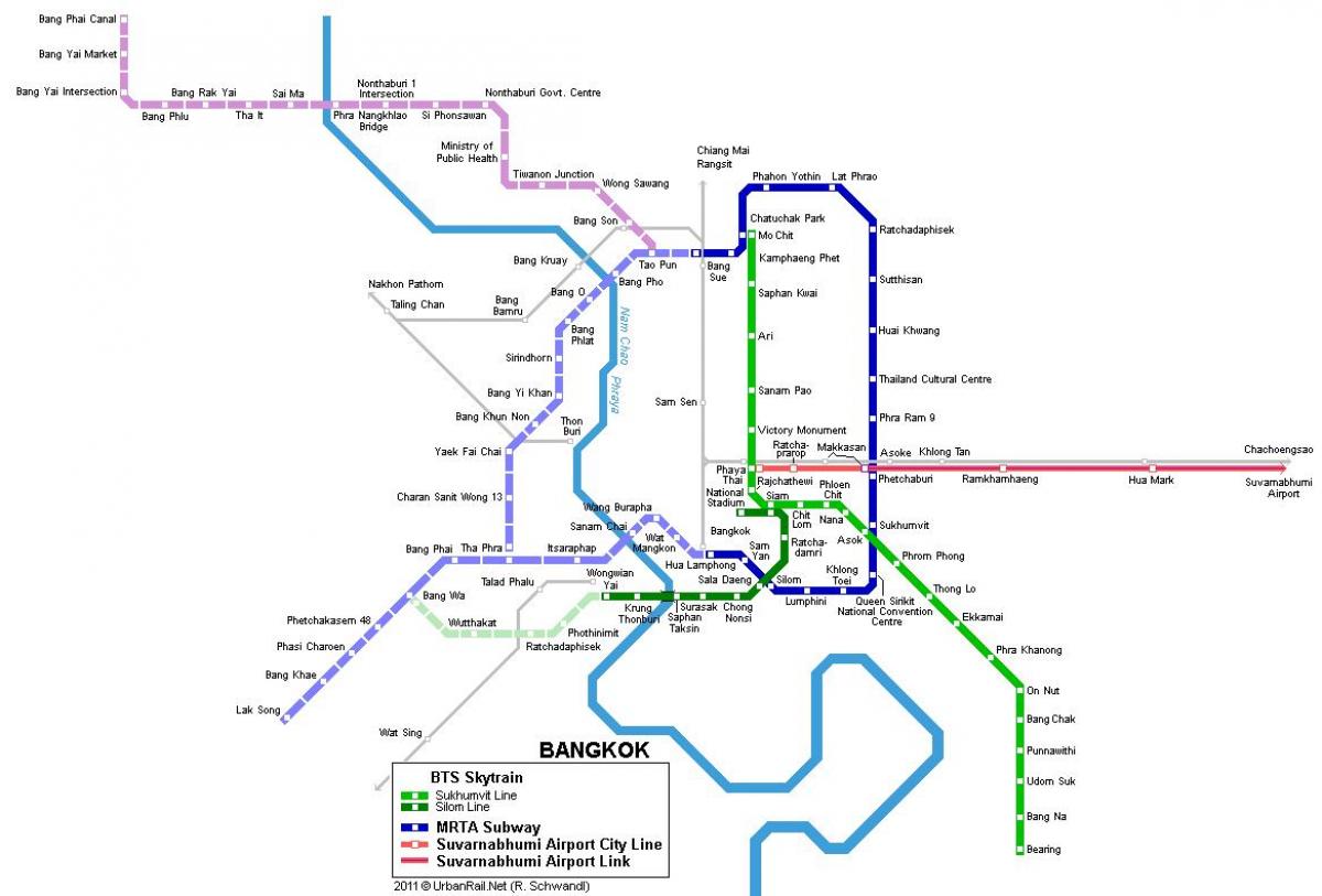 bkk mapa do metropolitano