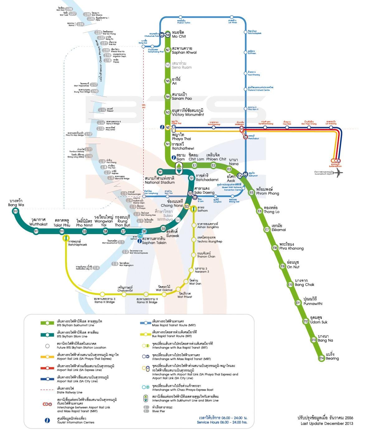 a cidade de banguecoque trem mapa