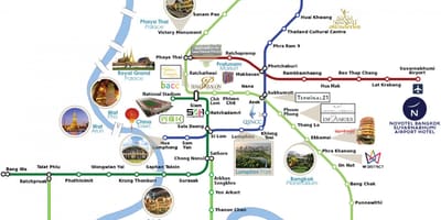 Aeroporto de Suvarnabhumi link mapa
