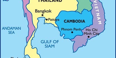 Bangkok tailandesa mapa
