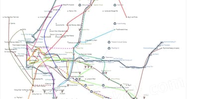 Rota de ônibus mapa de bancoc